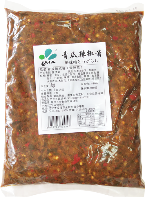 新进 青瓜辣椒酱
