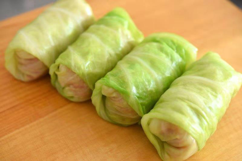 圆白菜肉卷